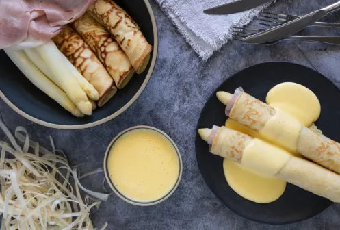 Spargel Pfannkuchen