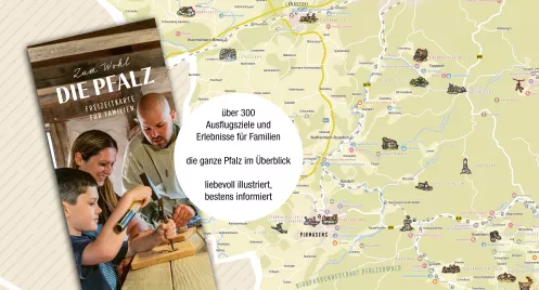 Freizeitkarte der Pfalz Touristik