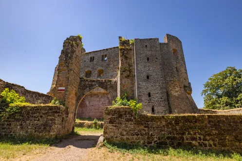 Die Gemäuer der Burgruine Gräfenstein.
