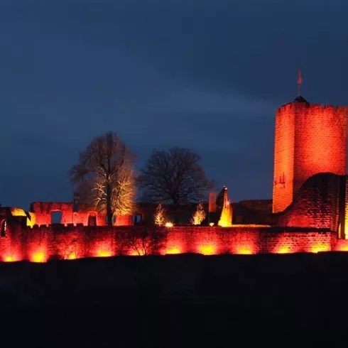 Burg Landeck Rosa (© Archiv TI Bad Bergzabern)