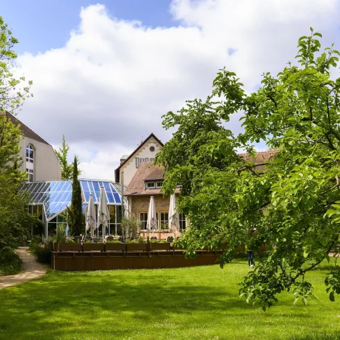 Stiftspark mit Blick auf Keysermühle