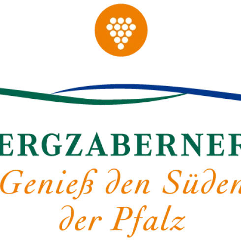 Ein Logo für Bad Bergzabern, das den Süden der Pfalz repräsentiert. Es zeigt eine stilisierte Traube und symbolisiert lokale Wein- und Genusskultur.