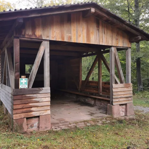 Schutzhütte am Waldhaus Schwarzsohl