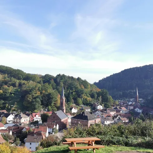Ausblick vom Kriegerdenkmal