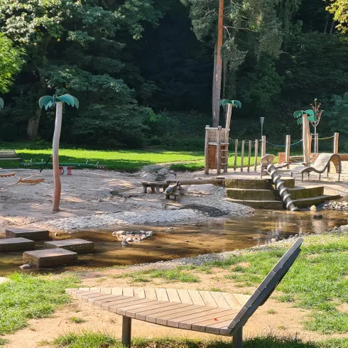Wasserspielplatz Kurpark Bad Bergzabern