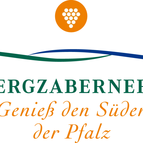 Ein Logo des Bad Bergzaberner Lands. Es lädt ein, den Süden der Pfalz zu genießen.