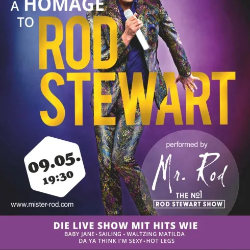 Plakat Mr. Rod (© Stadthalle Landstuhl)