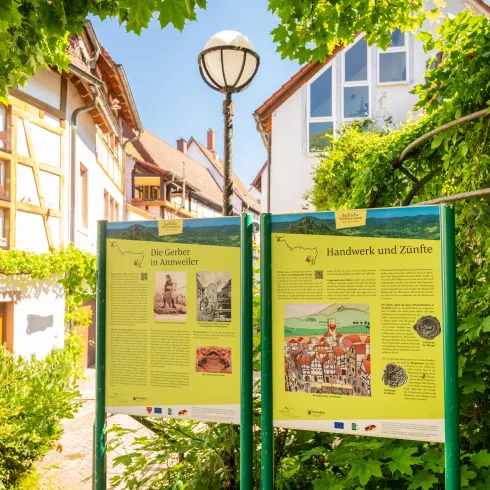 Station Handwerk und Zünfte (© Verein SÜW Annweiler e.V., Dominik Ketz)