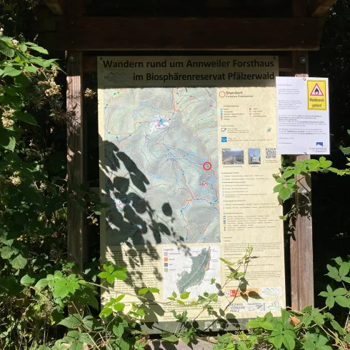 Wandertafel (© Verein SÜW Annweiler e.V.)