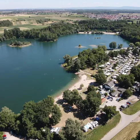 Campingplatz von oben