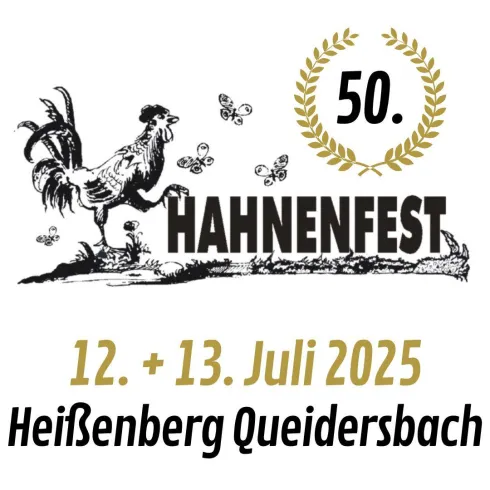 Logo Hahnenfest (© Freunde der Feuerwehr Queidersbach)