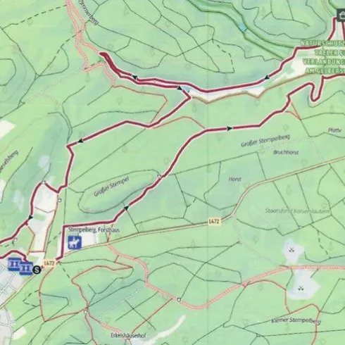 Wegeverlauf (© Gemeinde Queidersbach)