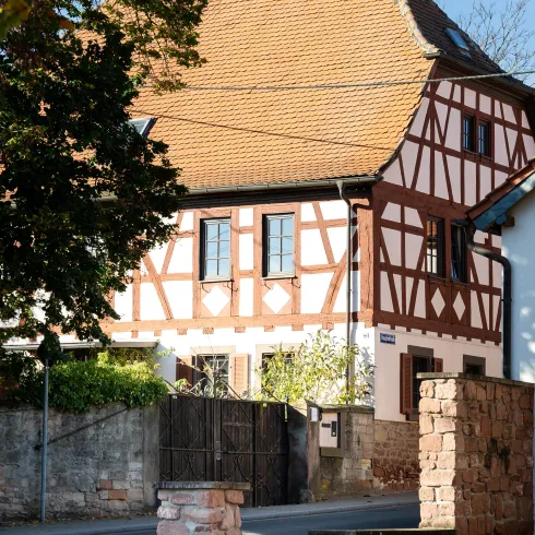 Bild von einem Fachwerkhaus in Weitersweiler.