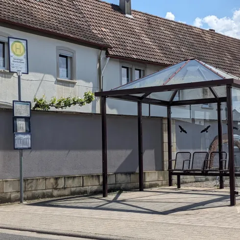 Bushaltetelle Oberdorfplatz Göcklingen