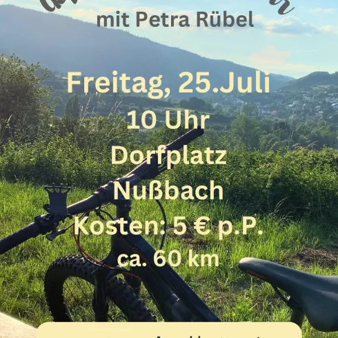 E-Bike ab Nußbach 25.7.25