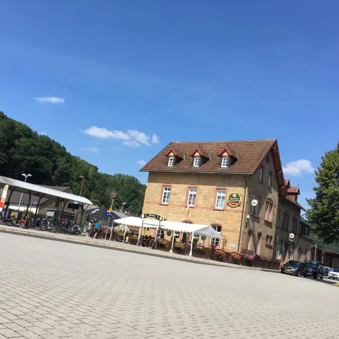 Bahnhof Lauterecken-Grumbach (© FVZV Pfälzer Bergland, Ludmilla Schwarz)