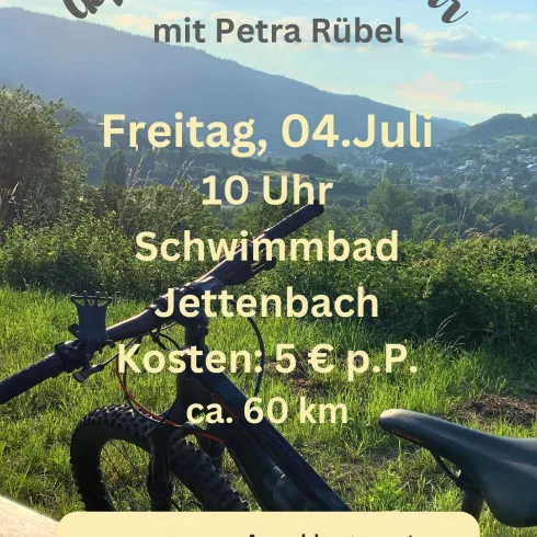 E-Bike Tour ab Jettenbach Schwimmbad