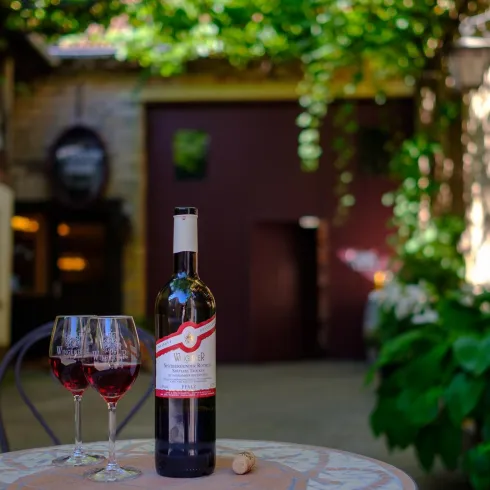 Innenhof Weingut (© Weingut Wingerter)
