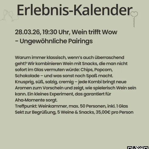 Vorankündigung (© Ortsvinothek Weinkammer)