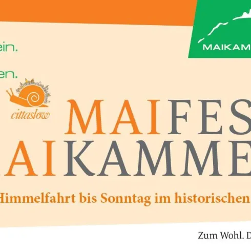 Maifestbanner (© Büro für Tourismus Maikammer)