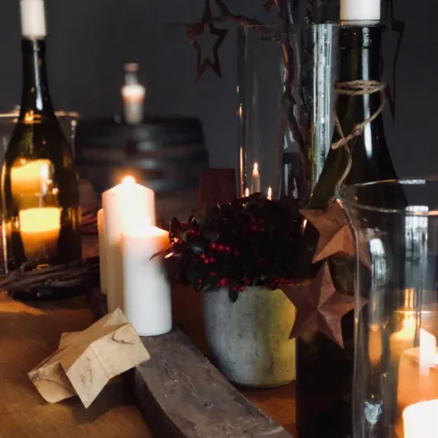 Adventslichter (© Weingut Dengler-Seyler)