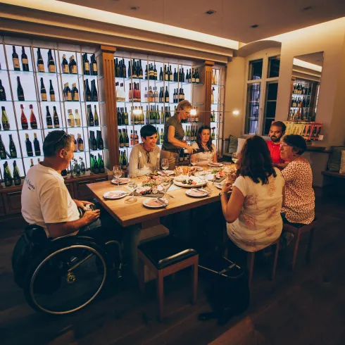 Barrierefrei in der Weinkammer (© JackSenn)