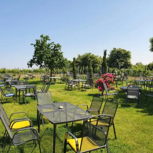 Im Garten (© Winzerhof Ernst GbR)