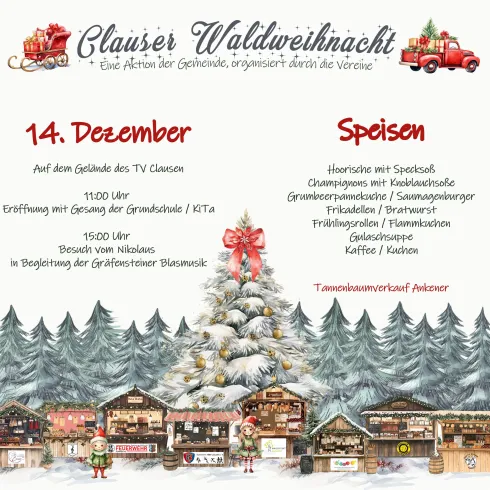 Plakat Waldweihnacht