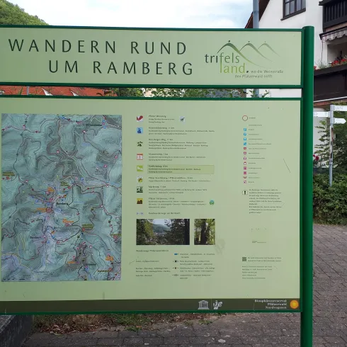 Wandertafel (© Verein SÜW Annweiler e.V.)