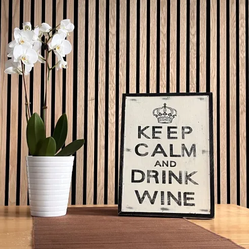 "KEEP CALM AND DRINK WINE"