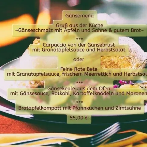 Gänsezeit im Gasthaus Mandelhof Gänsezeit im Gasthaus Mandelhof