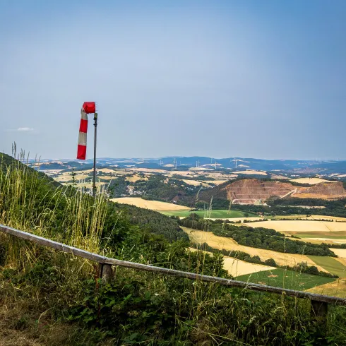 Ausblick vom Herzerberg (© Julia Bingeser, FVZV Pfälzer Bergland) Ausblick vom Herzerberg (© Julia Bingeser, FVZV Pfälzer Bergland)