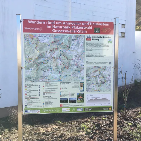 Wandertafel Gossersweiler Ortsmitte (© Verein SÜW Annweiler e.V.)