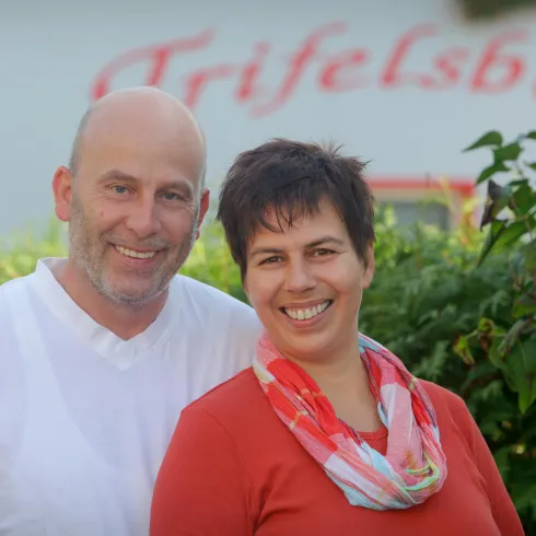 Gastgeber Jutta und Edi Klein (© Edi Klein)