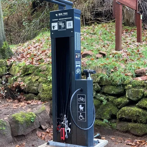 Fahrradreparatursäule Naturfreundehaus