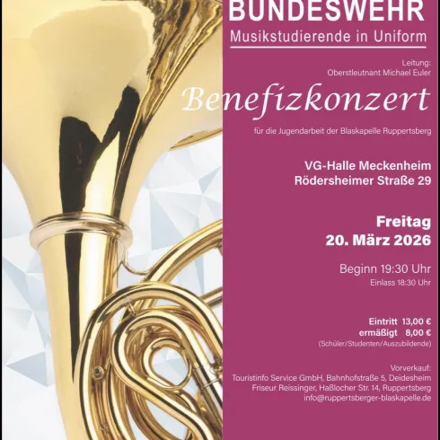 Benefizkonzert Ausbildungsmusikkorps Bundeswehr 1