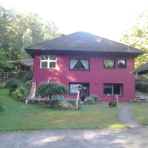Haus am Saufelsen im Sommer