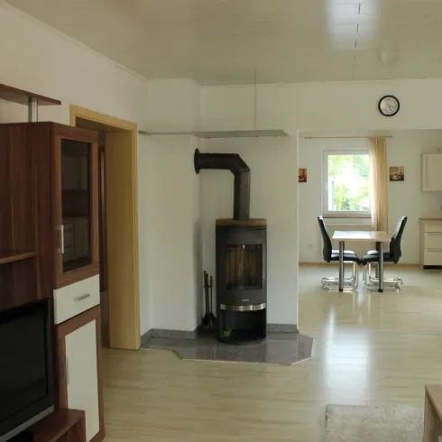 Kaminofen im Wohnzimmer Kaminofen im Wohnzimmer