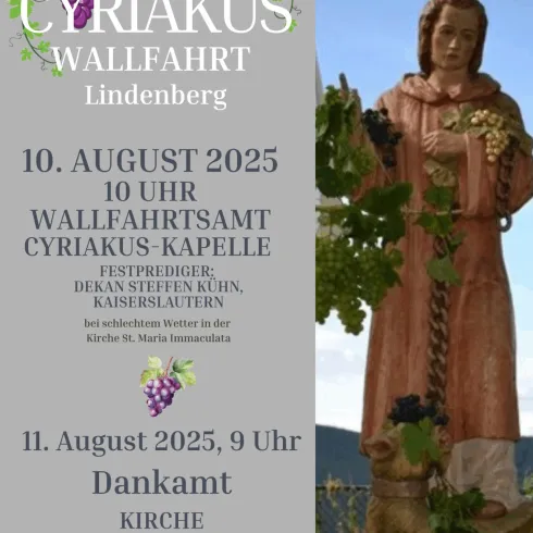 Cyriakus Wallfahrt-Lindenberg Pfalz Cyriakus Wallfahrt-Lindenberg Pfalz