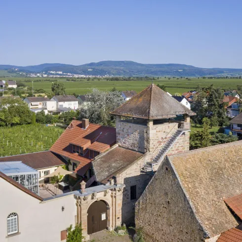 Mennonitenhof von oben (© Stobbe)