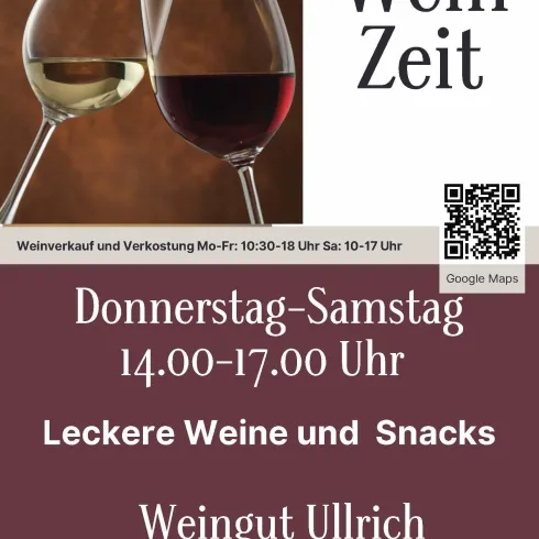 Weingut Ullrich Weinzeit - Leckere Weine & Snacks (© Evi Ullrich-Friedrich)