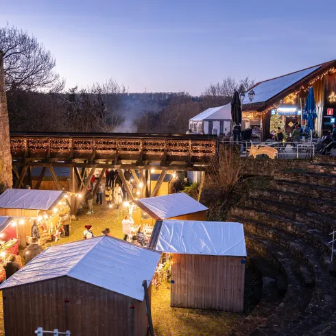 Weihnachtsmarkt Burgruine