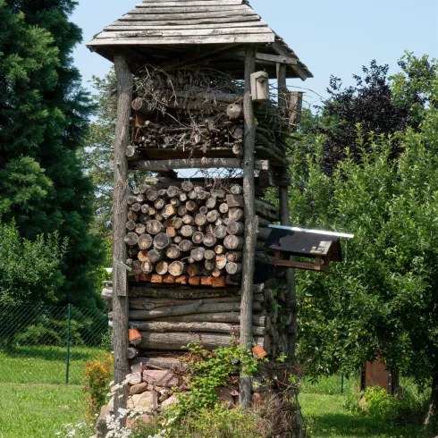 Bienenhotel am westlichen Brühlgraben