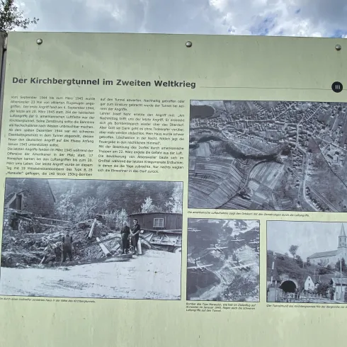 Der Kirchbergtunnel im 2. Weltkrieg (© Verein SÜW Annweiler e.V.)