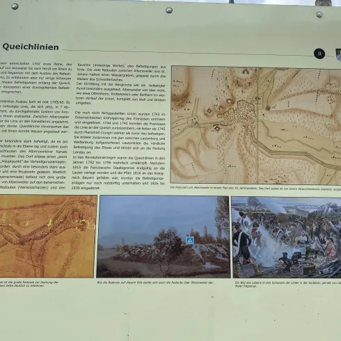 Informationstafel "Die Queichlinien"