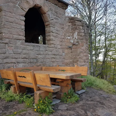 Sitzgruppe am Luitpoldturm Sitzgruppe am Luitpoldturm