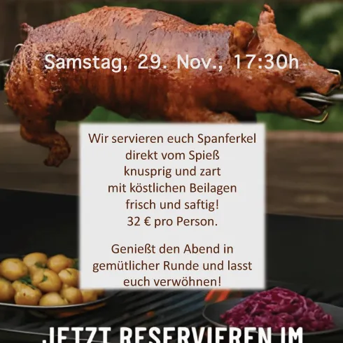 Spanferkelabend