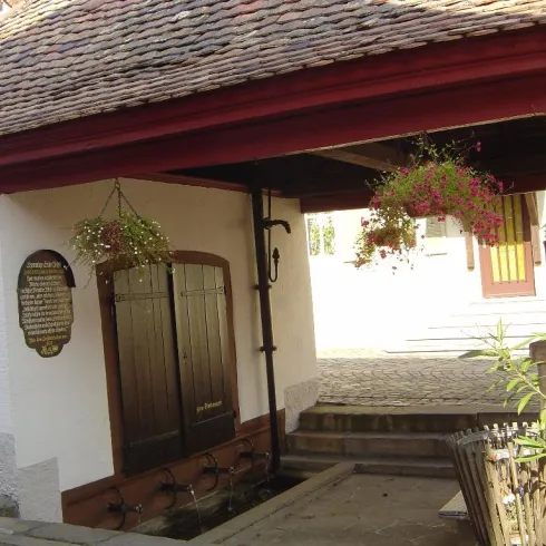 Vier-Röhren-Brunnen (© Urlaubsregion Freinsheim)
