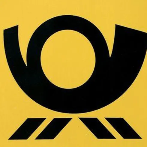 Das Logo der deutschen Post.