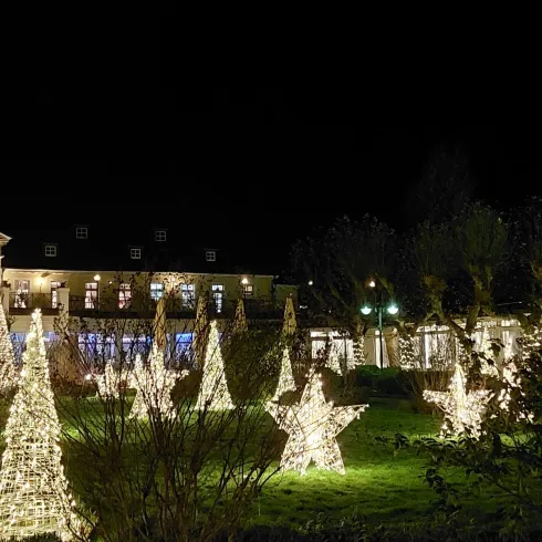 weihnachtlicher oberer Kurpark weihnachtlicher oberer Kurpark